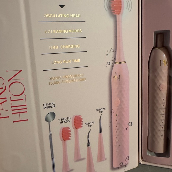 Paris Hilton Pink Sonic Toothbrush Set - Picture 3 of 6